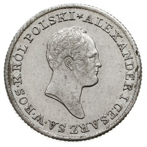 1 złoty 1825, Warszawa, Plage 69, Bitkin 847 (R), minim...