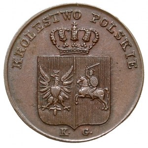 3 grosze 1831, Warszawa, odmiana z prostymi łapami Orła...