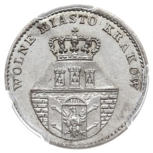 5 groszy 1835, Wiedeń, Plage 296, moneta w pudełku PCGS...