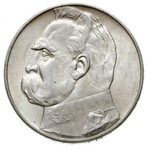 10 złotych 1937, Warszawa, Józef Piłsudski, Parchimowic...