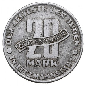 20 marek 1943, Łódź, aluminium 6.76 g, Parchimowicz 16,...