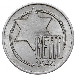 5 marek 1943, Łódź, aluminium 1.58 g, Parchimowicz 14a,...