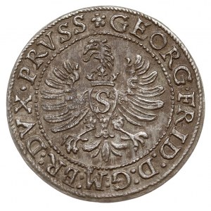 grosz 1596, Królewiec, Bahr. 1308, Neumann 58, rzadki, ...
