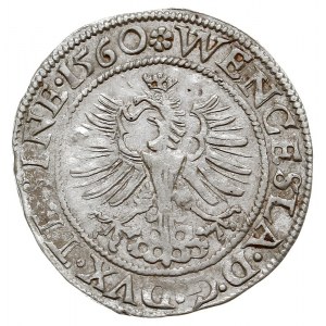 grosz 1560, Cieszyn, F.u.S. 2952, bardzo rzadki i ładni...