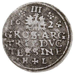 trojak 1624, Cieszyn, Iger Ci.24.1.a. (R4), F.u.S. 3063...