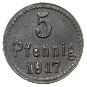 Środa Śląska (Schroda), Powiat, 5 fenigów 1917, cyfry d...