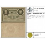 1.000 marek polskich 17.05.1919, seria AC, numeracja 06...