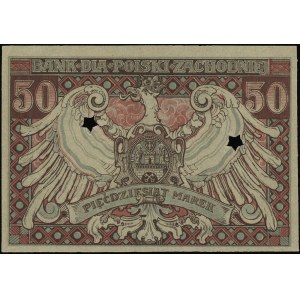 Bank dla Polski Zachodniej, 50 marek, ważne do 31.12.19...