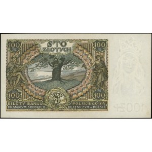 100 złotych 2.06.1932, seria AU., numeracja 5761361, pa...
