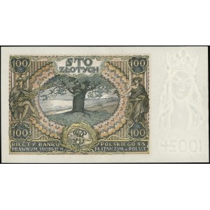 100 złotych 9.11.1934, seria C.D., numeracja 7813813, L...