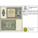 1 złoty 1.10.1938, seria IH, numeracja 7194283, Lucow 7...