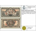 500 złotych 1944, seria Ax, numeracja 638166, w klauzul...