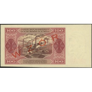 100 złotych 1.07.1948, seria FD, numeracja 0000002, nad...