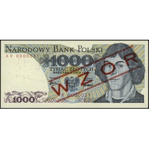 1.000 złotych 2.07.1975, seria AR, numeracja 0000031, n...