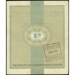 Bank Polska Kasa Opieki SA, bon na 20 dolarów, 1.01.196...