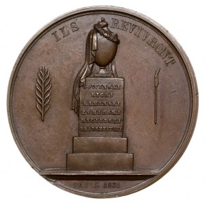 Medal autorstwa Nouveta wybity przez Polski Komitet Emi...