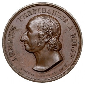 August Ferdynand Wolff, medal autorstwa F. Hoecknera po...