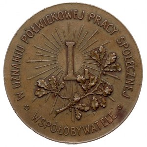 Jan Tadeusz książę Lubomirski, 1901, medal sygnowany I ...