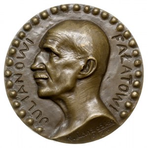 Julian Fałat, medal sygnowany K. Laszczka 1912 r, Aw: P...