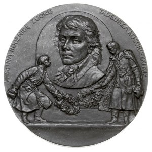 Tadeusz Kościuszko, medal K.Chudzińskiego wybity w 1917...
