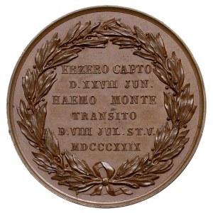 Mikołaj I - medal z okazji zdobycia Silistrii 1829 r., ...