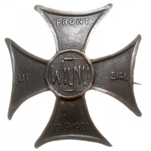 Odznaka Pamiątkowa Frontu Litewsko-Białoruskiego, 1920,...