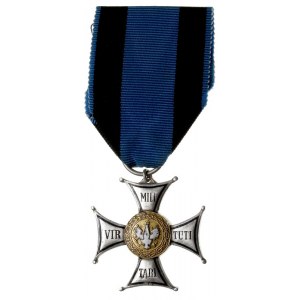 Krzyż Virtuti Militari V klasa, tombak srebrzony i emal...