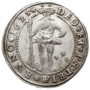 talar 1628, Goslar lub Zellerfeld, srebro 28.83 g, Dav....