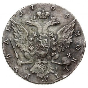 rubel 1764 / СПБ ЯI, Petersburg, srebro 23.85 g, Diakov...