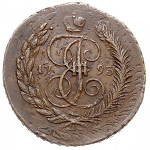 przebitka z 1797 r. (tzw. pawłowskij piereczekan) monet...