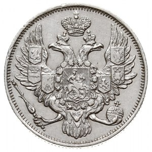 3 ruble 1844 / СПБ, Petersburg, platyna 10.30 g, Bitkin...