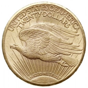 20 dolarów 1924 / D, Denver, złoto 33.45 g, Fr. 187, rz...