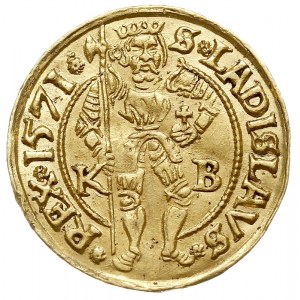 dukat (goldgulden) 1571 / KB, Krzemnica, złoto 3.48 g, ...