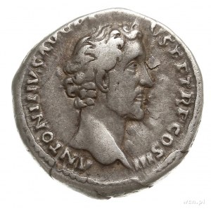 Antoninus Pius 138-161, denar 140-144, Rzym, Aw: Głowa ...