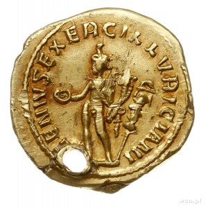 Trajan Decjusz 249-251, aureus 249-251, Rzym, Aw: Popie...