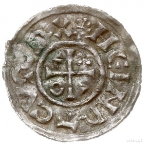Ratyzbona, Henryk II 1002-1024, denar z lat 1002-1009, ...