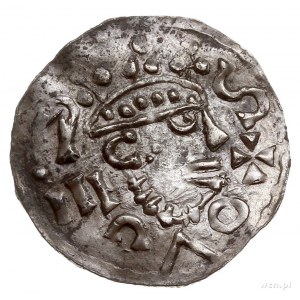 Salzburg, Henryk II 1002-1024 i biskup Hartwig, denar, ...