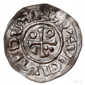 Salzburg, Henryk II 1002-1024 i biskup Hartwig, denar, ...