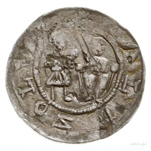 Władysław II Wygnaniec 1138-1146, denar, Aw: Książę na ...