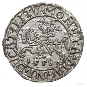półgrosz 1558, Wilno, Ivanauskas 4SA79-24, ładny