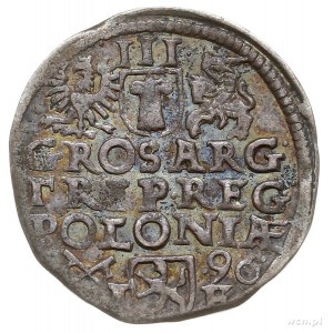 trojak 1590, Poznań, Iger P.90.4.b, patyna