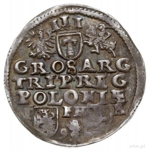 trojak 1596, Poznań, Iger P.96.8.c (ale na awersie końc...