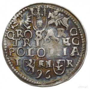 trojak 1596, Poznań, Iger P.96.4.b, patyna