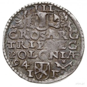 trojak 1594, Wschowa, Iger W.94.1.a, patyna