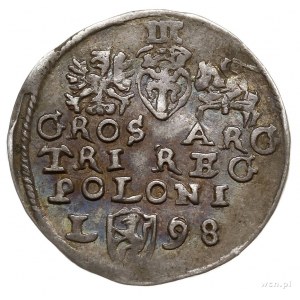 trojak 1598, Lublin, Iger L.98.2.a (R), patyna