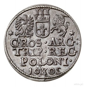 trojak 1602, Kraków, Iger K.02.1.b (R1), bardzo ładny, ...