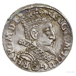 trojak 1605, Kraków, Iger K.05.1.b (R1), drobne wady bi...