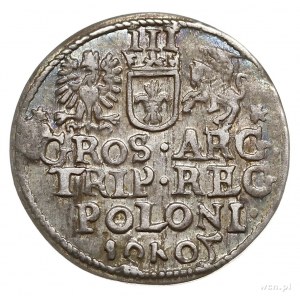 trojak 1605, Kraków, Iger K.05.1.b (R1), drobne wady bi...