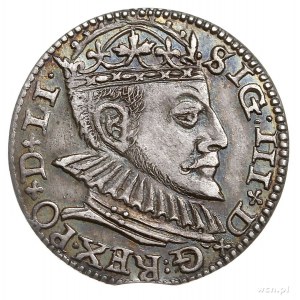 trojak 1590, Ryga, duża głowa króla, Iger R.90.2.b (R2)...
