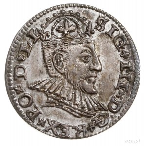 trojak 1590, Ryga, wąskie popiersie króla, Iger R.90.1....